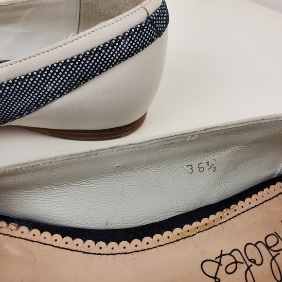 MALOLES leather flats sizs 36.5 women shoes - Picture 5 of 13